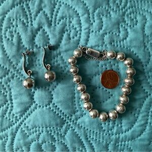Silpada Silver Bracelet and Earring Set